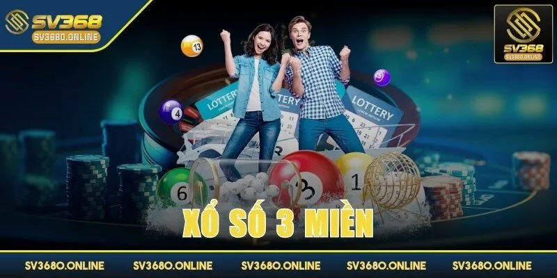 Xổ số 3 miền - Chơi cực vui, săn thưởng lớn với SV368 1 xo so 3 mien anh dai dien